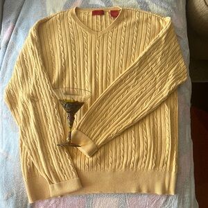 Unisex Izod Dandelion Cable Knit Sweater
